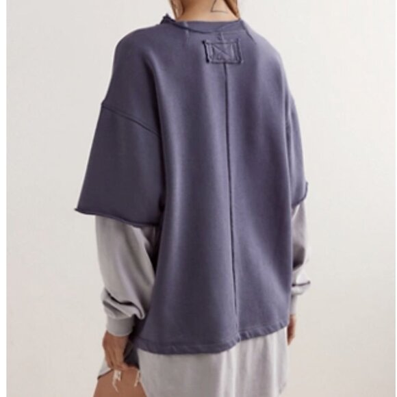 We The Free Skater Boy Twofer Pullover, Small, NWT - Picture 5 of 8